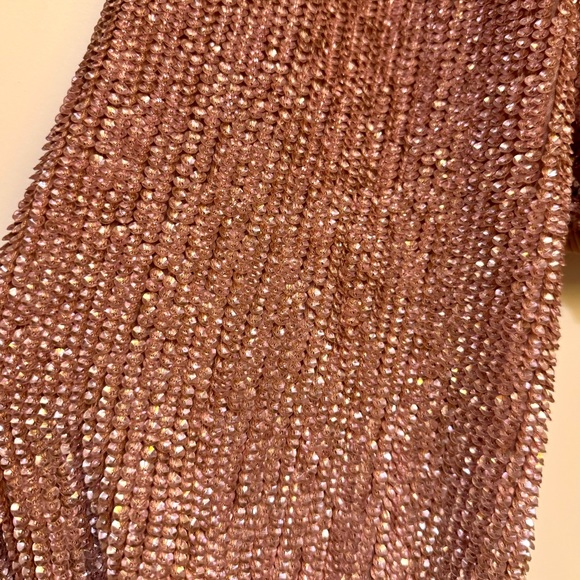 NEW With TAGs RETROFETE Viva Sequin Top in Rose Pink. Small. - Picture 4 of 7